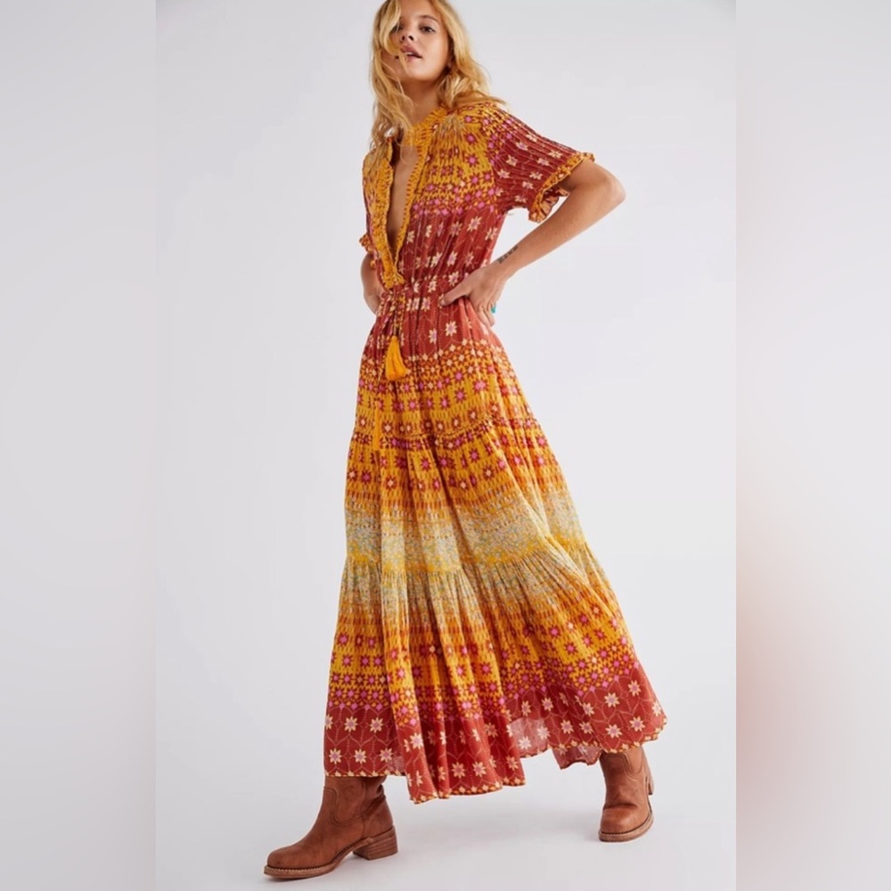Free People Rare Feelings Maxi Dress